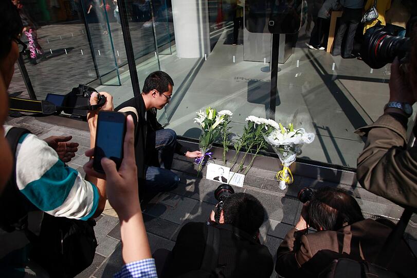 Bilder: So trauert die Welt um Visionär Steve Jobs