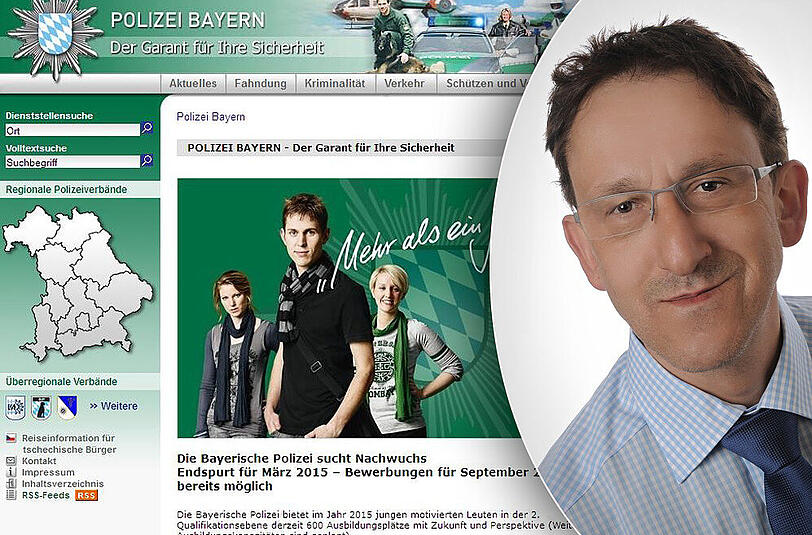 Stefan H. kann sich die angebliche Attacke auf die Seite der bayerischen Polizei nicht erklären.