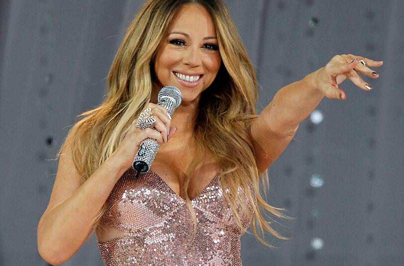 Am Donnerstag trat Mariah Carey in der Münchner Olympiahalle auf.