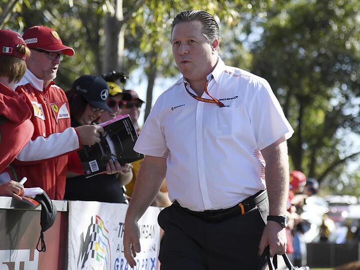 Zak Brown ist der Chef des Motorsport-Projekts bei McLaren.