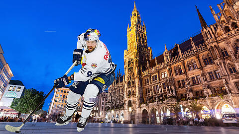 Eishockey im Herzen Münchens auf dem Marienplatz – für den EHC um Maximilian Kastner wäre es ein weiteres spezielles Event in der Klubgeschichte.