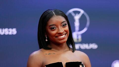 Turn-Star Simone Biles wurde bereits zum vierten Mal bei den Laureus World Sports Awards ausgezeichnet.