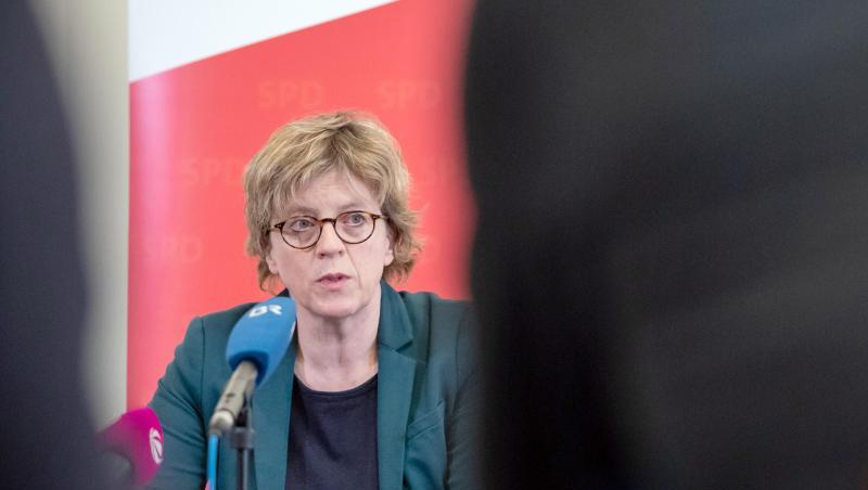 Natascha Kohnen (SPD) während einer Pressekonferenz. Foto: Daniel Karmann/dpa/Archivbild Natascha Kohnen (SPD) während einer Pressekonferenz. Foto: Daniel Karmann/dpa/Archivbild