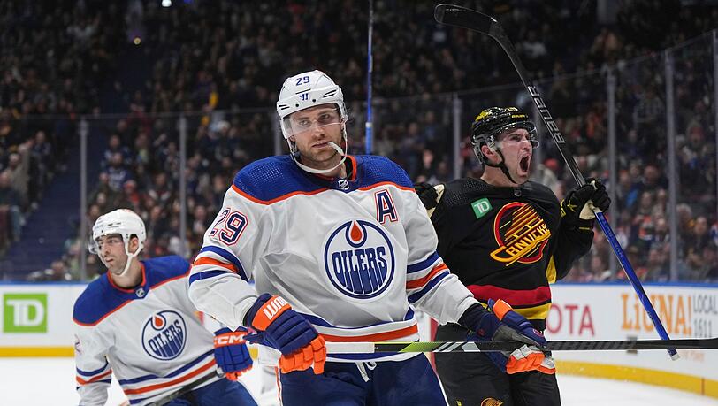 Edmontons Leon Draisaitl machte gegen die Ducks ein starkes Spiel.