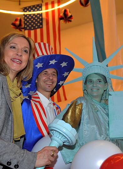 US-Wahlparty im Amerika Haus in München - die Bilder.