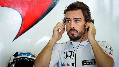 Freudlos: Der einstige Weltmeister Fernando Alonso (Spanien) hadert mit seiner derzeitigen Situation in der Formel 1.