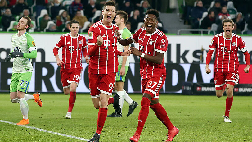 Robert Lewandowski verwandelte in der Nachspielzeit zum 2:1.