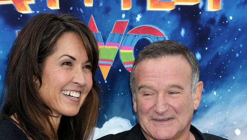 Susan Schneider und Robin Williams Susan Schneider und Robin Williams
