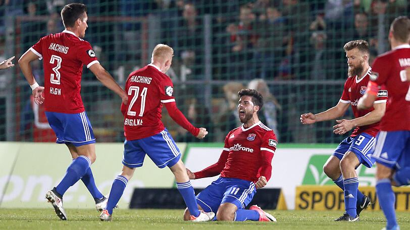 Die Spielvereinigung Unterhaching befindet sich derzeit in absoluter Top-Form und kämpft in der 3. Liga um einen Aufstiegsplatz. (Archivbild)