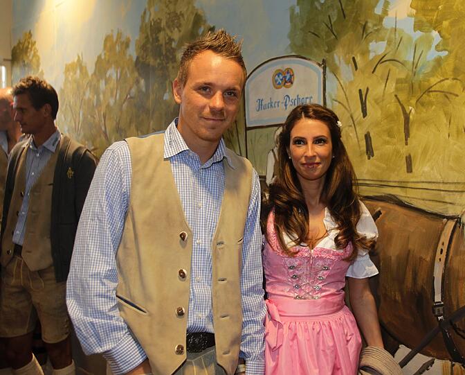 Arne Feick kam mit seiner Ehefrau.