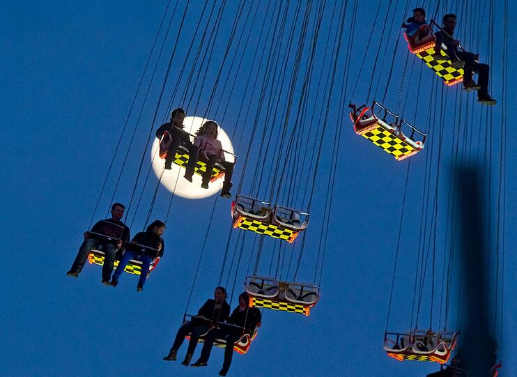 Deutsche Schausteller sind besorgt über die Volksfestentwicklung in Deutschland.