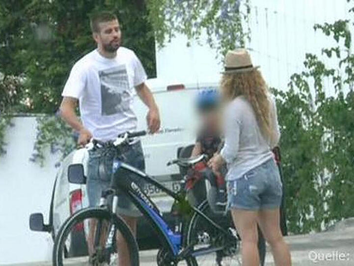 Shakira und Piqué mit dem gemeinsamen Sohn