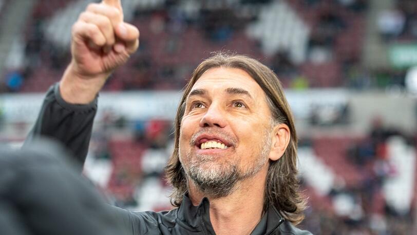 Will den FC Bayern auch am Sonntag ärgern: FCA-Coach Schmidt.