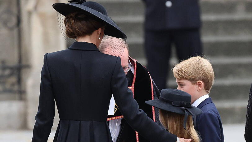 Prinzessin Kate mit den beiden ältesten Kindern: Prinz Goerge und Prinzessin Charlotte