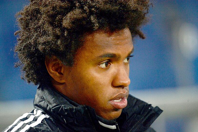Investiert wird auch an der Stamford Bridge: Mittelfeldspieler Willian ist Chelsea London 38 Millionen Euro wert.