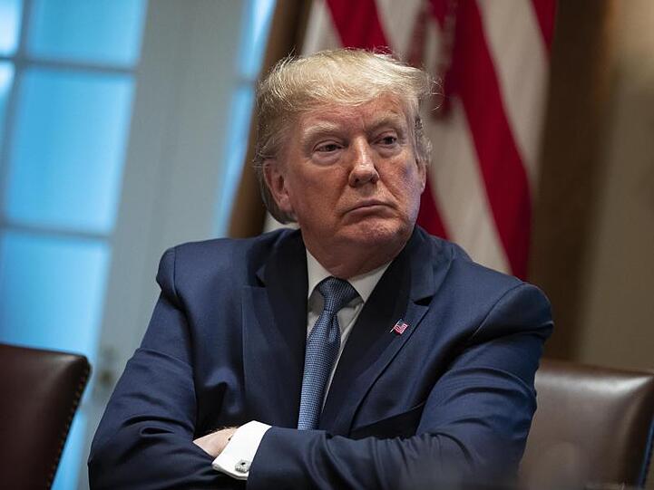 US-Präsident Donald Trump im Weißen Haus.