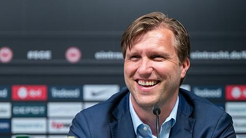 Markus Krösche will laut Medien bei Frankfurt bleiben.