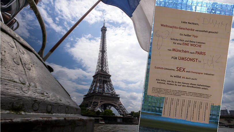 Eine Woche nach Paris und das umsonst? Da muss etwas faul sein!