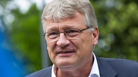 AfD-Parteichef Jörg Meuthen beim Bundeskonvent der Partei in Lommatzsch.