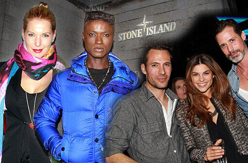 Giulia Siegel, Papis Loveday, Alexander Mazza und Andreas Ortner: Die Promis feiern bei die Shoperöffnung von Stone Island im P1. Die Bilder...