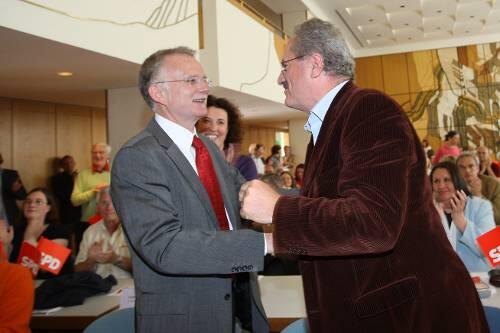 OB Christian Ude gratuliert Uli Pfaffmann:  Ein neuer OB-Kandidat?
