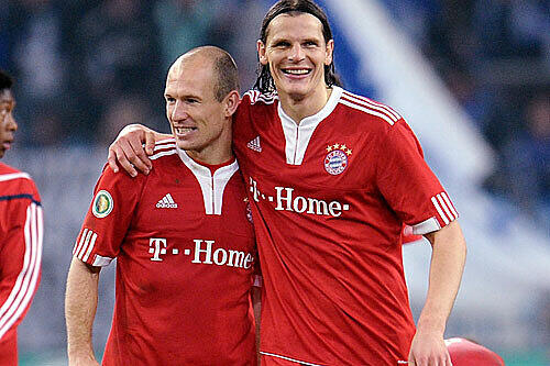 Arjen Robben und Daniel van Buyten