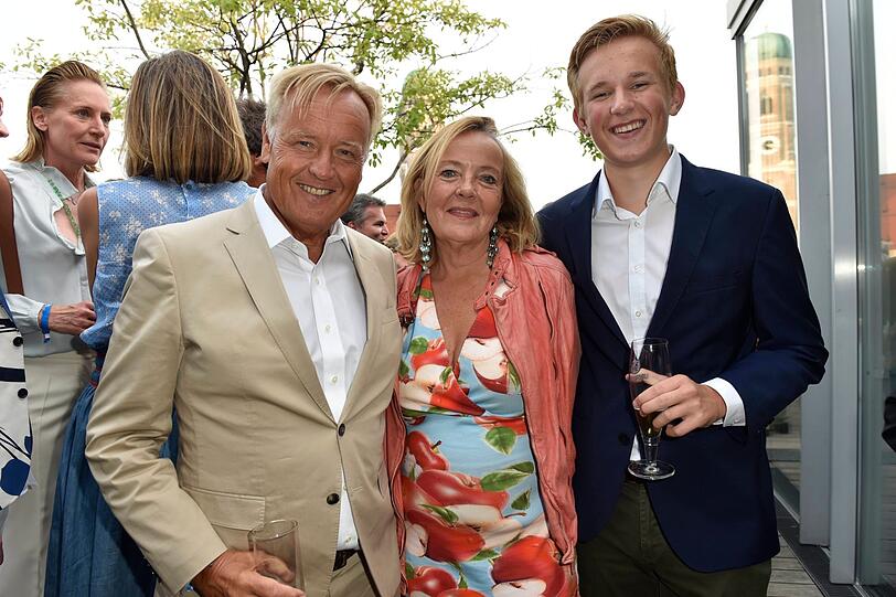 Christoph Walther mit Schwester Gaby und Sohn von Christoph.