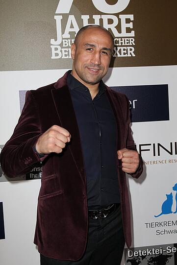 Gut gelaunt: Arthur Abraham...