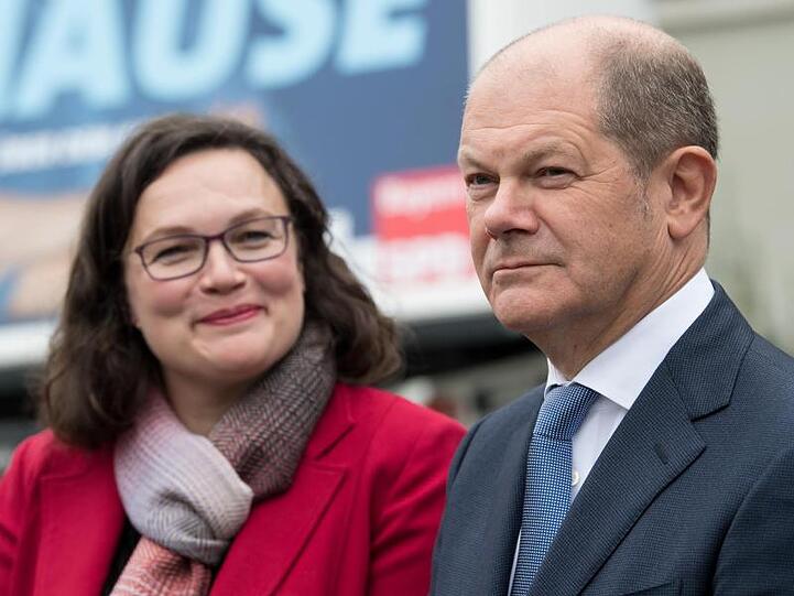 Bei ihren Plänen für eine Abkehr von Hartz IV hat SPD-Chefin Andrea Nahles die Unterstützung von Finanzminister Scholz.