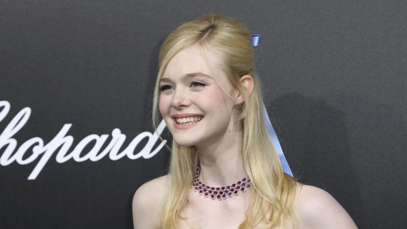 Elle Fanning auf dem roten Teppich in Cannes. Elle Fanning auf dem roten Teppich in Cannes.