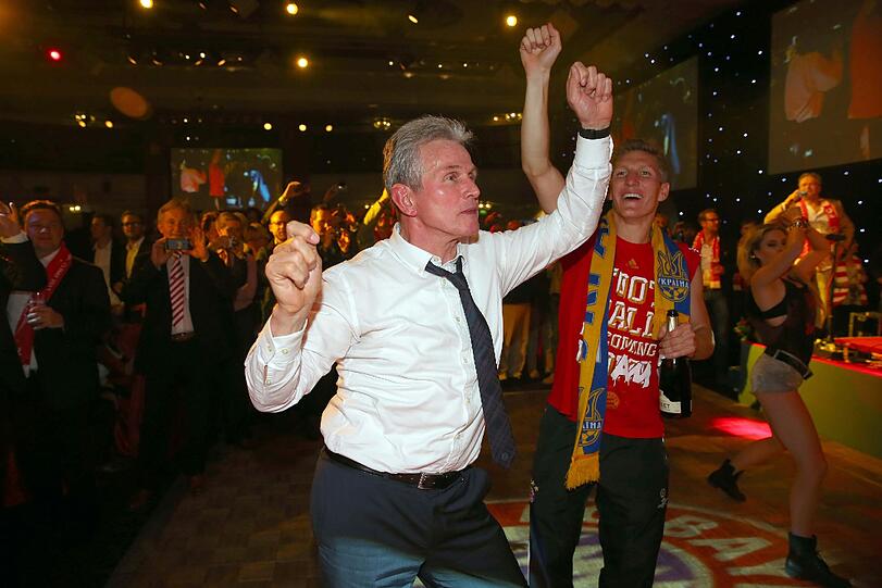 So sehen Sieger aus! Die Helden von London feiern den Champions League-Sieg 2013.