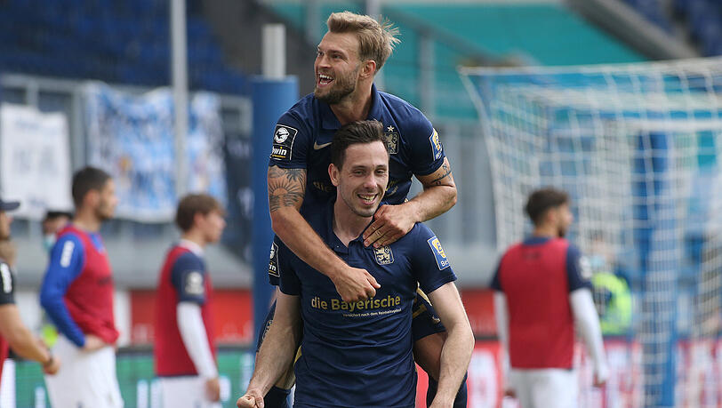 Yannick Deichmann (oben) und Marcel Bär schlugen beim TSV 1860 sofort ein.