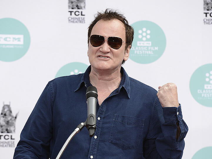 Quentin Tarantino hatte am Samstagabend einen starken Auftritt
