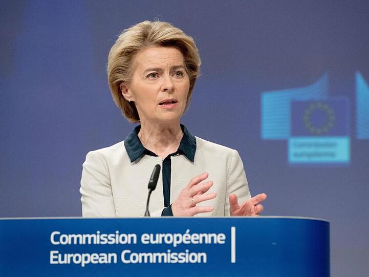 EU-Kommissionspräsidentin Ursula von der Leyen will ihren Plan zur Unterstützung von Kurzarbeitern in der Europäischen Union vorstellen.