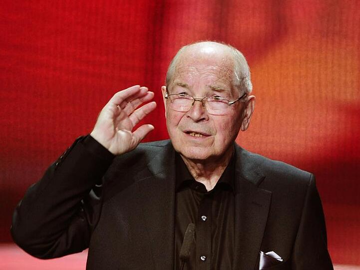 Der Schauspieler Otto Mellies bei der Verleihung des 62. Deutschen Filmpreises (2012).
