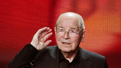Der Schauspieler Otto Mellies bei der Verleihung des 62. Deutschen Filmpreises (2012).