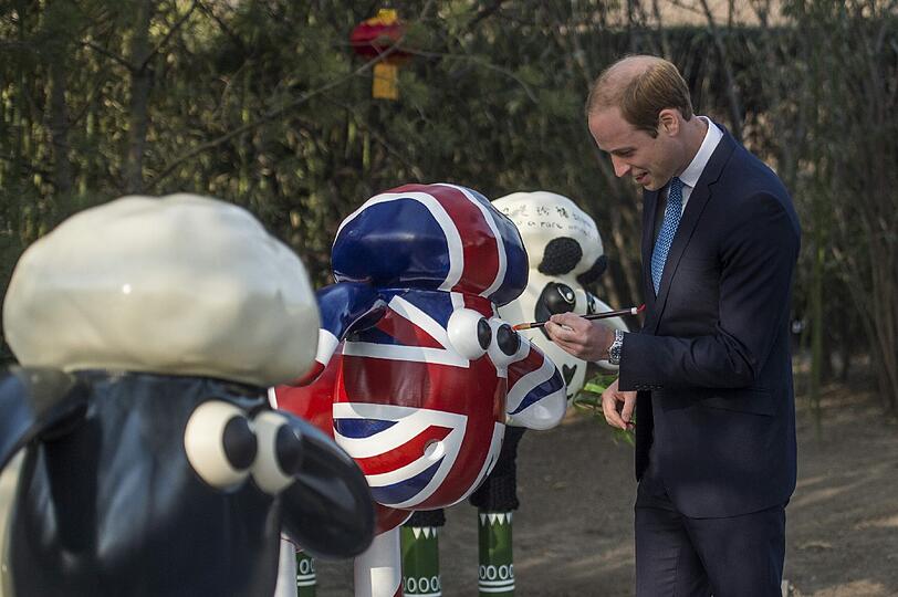 Prinz William bei seinem Besuch in China