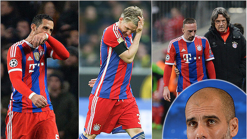 Verletzungssorgen: Pep Guardiola spricht von einer "kritischen Situation" Verletzungssorgen: Pep Guardiola spricht von einer "kritischen Situation"