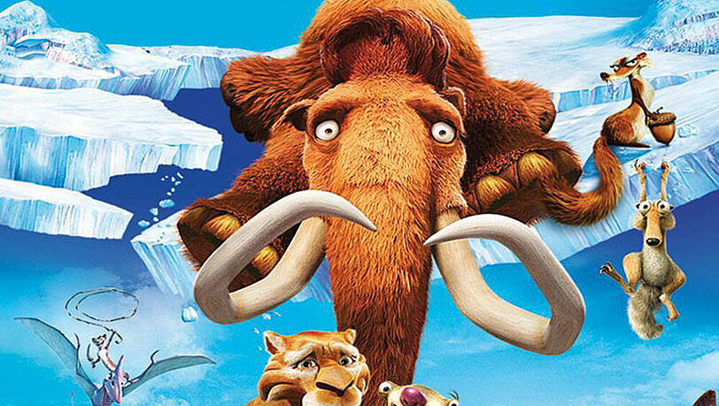 "Ice Age 3 - Die Dinosaurier sind los": Während Scrat (r.) immer noch der Nuss hinterher jagt und sich dabei in Scratte (r. oben) verliebt, erwartet Mammut Manni Nachwuchs und weckt in Faultier Sid die Sehnsucht nach einer eigenen Familie "Ice Age 3 - Die Dinosaurier sind los": Während Scrat (r.) immer noch der Nuss hinterher jagt und sich dabei in Scratte (r. oben) verliebt, erwartet Mammut Manni Nachwuchs und weckt in Faultier Sid die Sehnsucht nach einer eigenen Familie