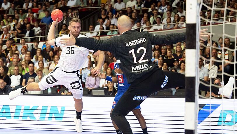 Beim Olympia-Test gegen Frankreich trifft auch Lukas Mertens.