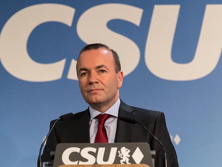 Manfred Weber (CSU), Spitzenkandidat der EVP für das Amt des EU-Kommissionspräsidenten. Foto: Peter Kneffel/Archiv