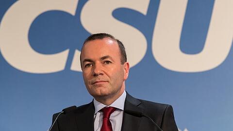 Manfred Weber (CSU), Spitzenkandidat der EVP für das Amt des EU-Kommissionspräsidenten. Foto: Peter Kneffel/Archiv