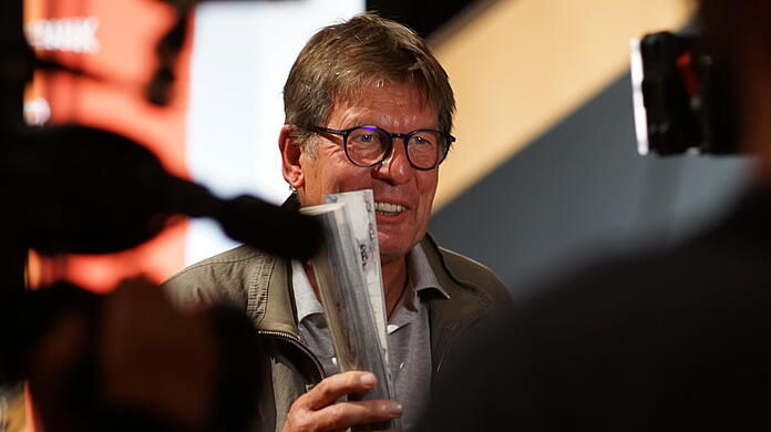 Hof war immer wichtig für Wolfgang Ettlich. Gerührt nahm er vor drei Jahren den Filmpreis der Stadt entgegen.