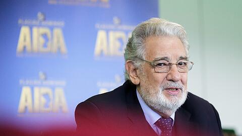 Placido Domingo im November 2016 in Wien bei der Vorstellung seiner "Aida"-Stadiontour.