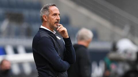 Hütter stand gegen den SC Freiburg das letzte Mal als Frankfurter Cheftrainer an der Seitenlinie.