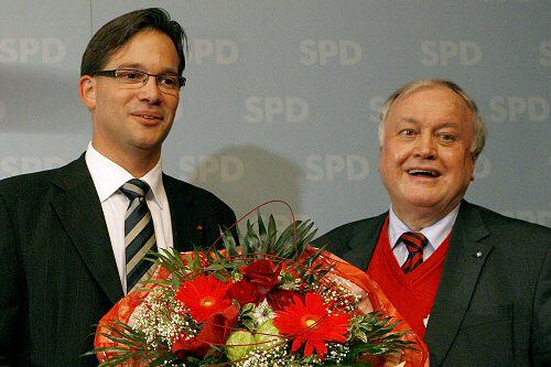 Florian Pronold (l.) und Ludwig Stiegler