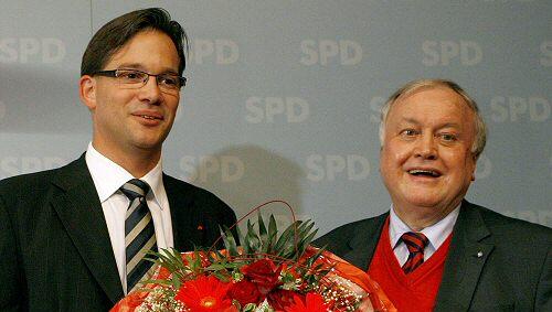Florian Pronold (l.) und Ludwig Stiegler Florian Pronold (l.) und Ludwig Stiegler