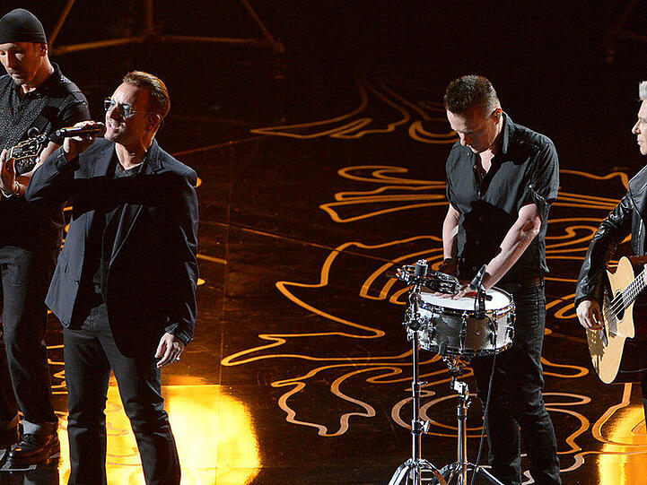 U2 sind wieder zurück auf der Bühne