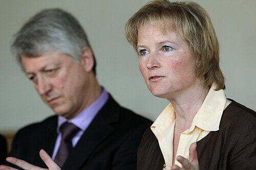 Psychologin Ulrike Winkler und Thomas Miederer, Leiter des Windsbacher Internats.
