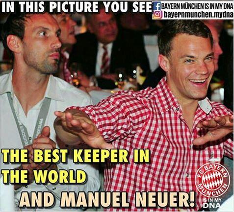 Auf diesem Bild ist neben dem weltbesten Torhüter auch Manuel Neuer zu sehen.